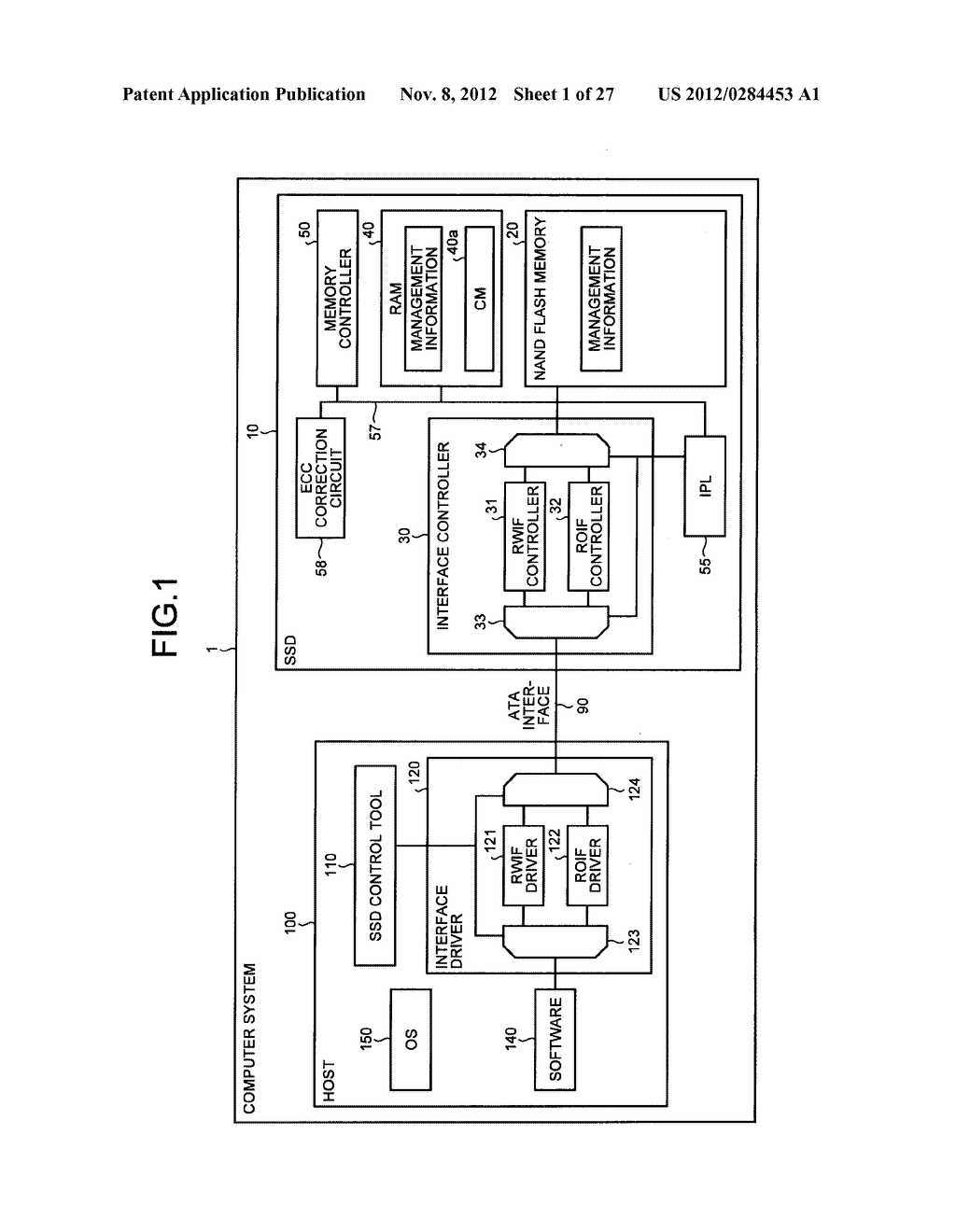 INFORMATION PROCESSING DEVICE, EXTERNAL STORAGE DEVICE, HOST DEVICE, RELAY     DEVICE, CONTROL PROGRAM, AND CONTROL METHOD OF INFORMATION PROCESSING     DEVICE - diagram, schematic, and image 02