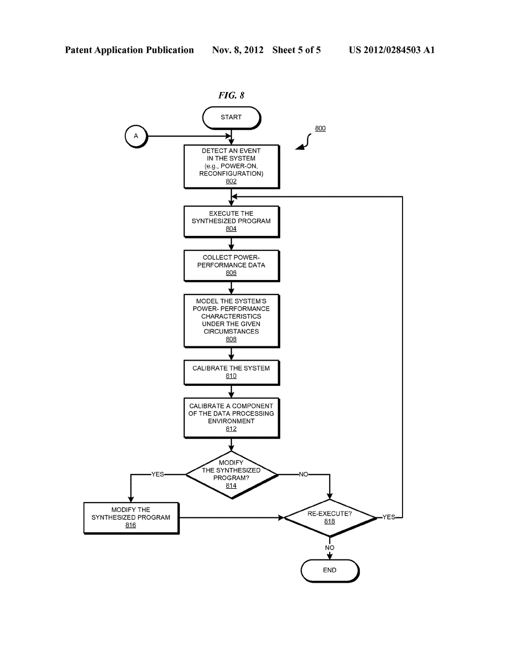 DYNAMIC POWER AND PERFORMANCE CALIBRATION OF DATA PROCESSING SYSTEMS - diagram, schematic, and image 06