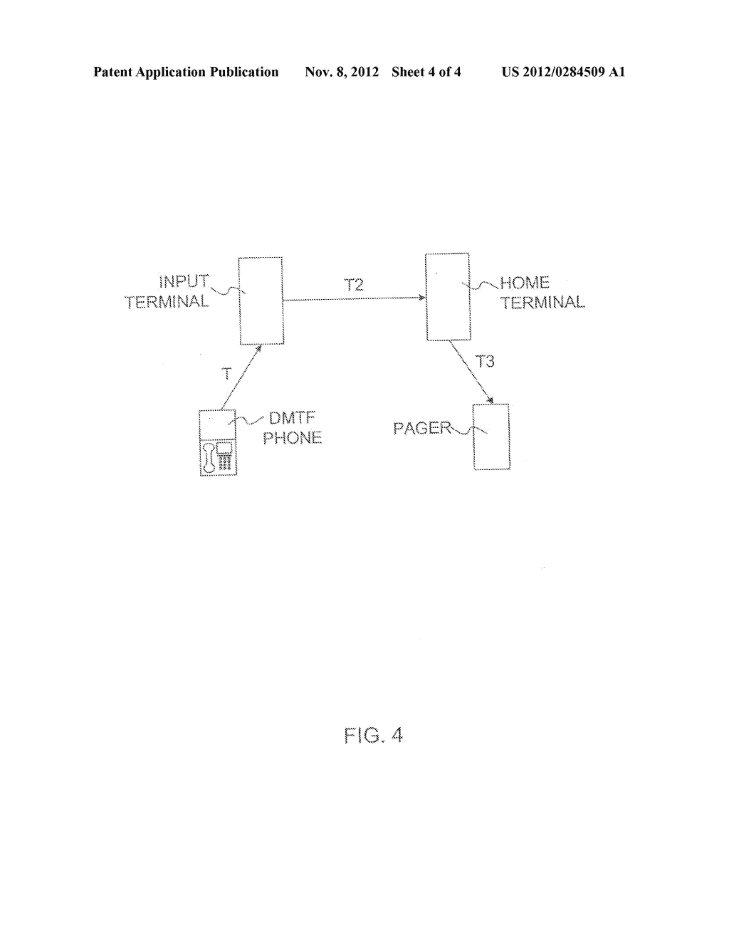 COMMUNICATION SYSTEM AND METHOD FOR SECURELY COMMUNICATING A MESSAGE     BETWEEN CORRESPONDENTS THROUGH AN INTERMEDIARY TERMINAL - diagram, schematic, and image 05