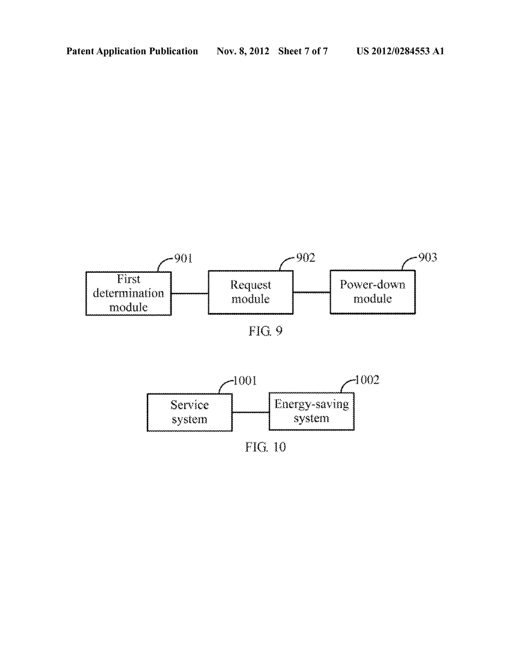 METHOD, APPARATUS AND SYSTEM FOR REDUCING POWER CONSUMPTION OF SERVICE     SYSTEM - diagram, schematic, and image 08