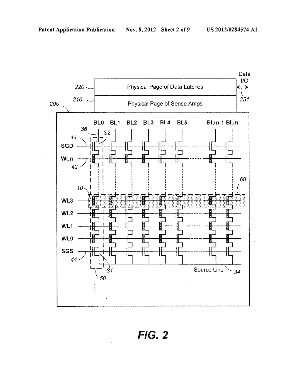 Non-Volatile Memory and Method Having Efficient On-Chip Block-Copying with     Controlled Error Rate - diagram, schematic, and image 03