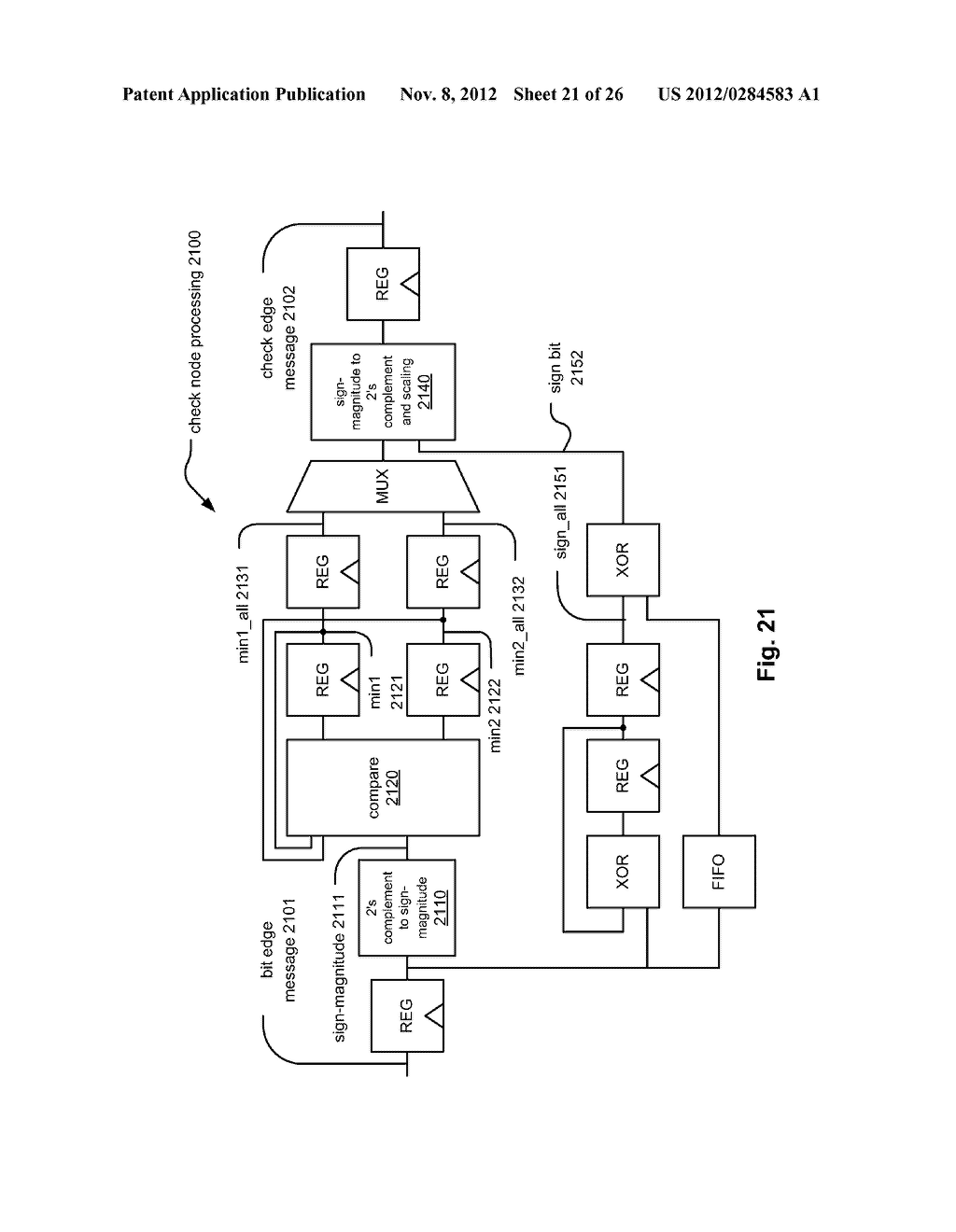 OVERLAPPING SUB-MATRIX BASED LDPC (LOW DENSITY PARITY CHECK) DECODER - diagram, schematic, and image 22