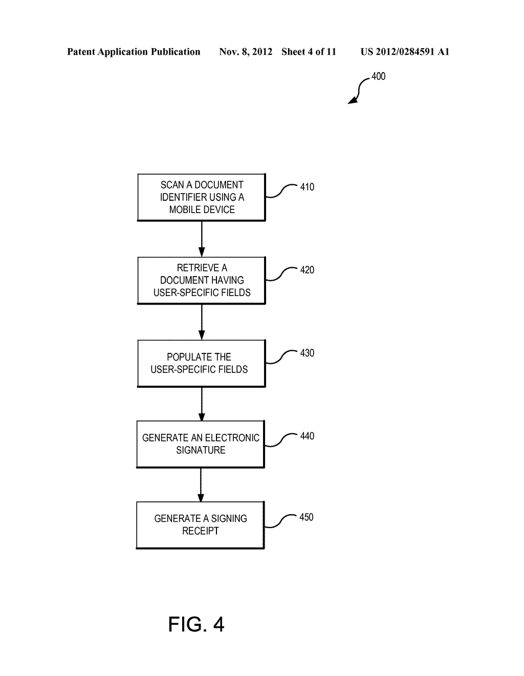 SYSTEMS AND METHOD FOR ELECTRONIC SIGNATURE DOCUMENT IDENTIFICATION AND     CERTIFICATION - diagram, schematic, and image 05