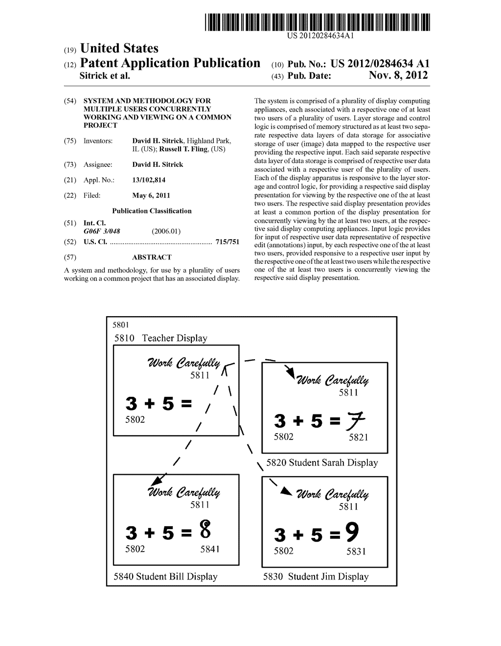 System And Methodology For Multiple Users Concurrently Working And Viewing     On A Common Project - diagram, schematic, and image 01