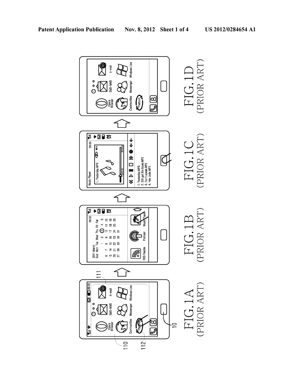 METHOD AND APPARATUS FOR RETURNING TO HOME SCREEN IN PORTABLE TERMINAL     WITH MULTI-SOFTWARE PLATFORM - diagram, schematic, and image 02