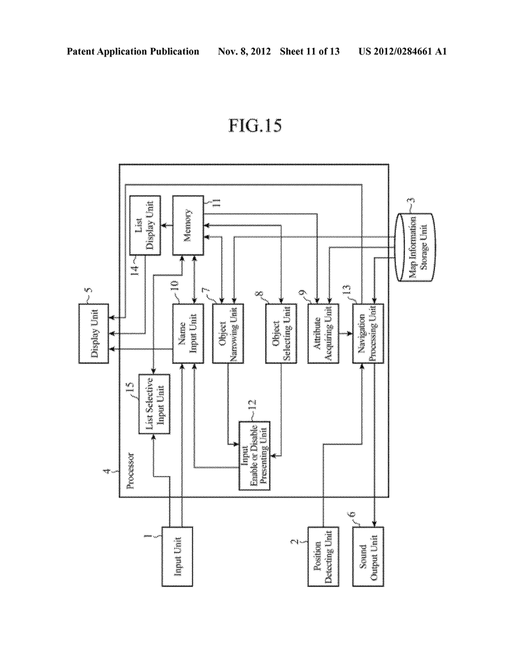 MAP INFORMATION PROCESSING DEVICE - diagram, schematic, and image 12