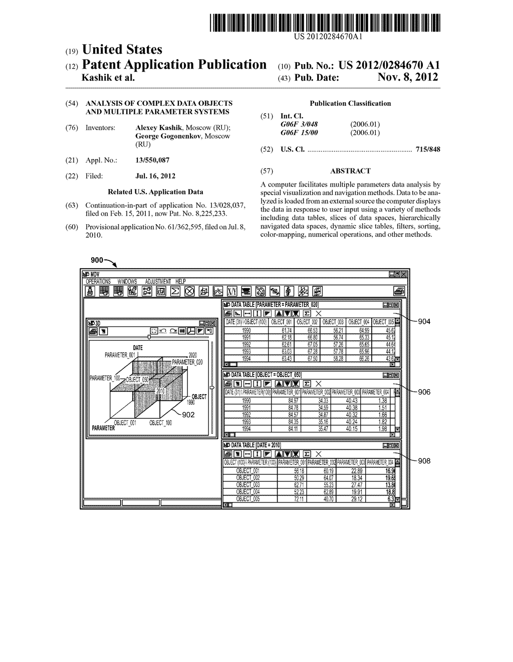 ANALYSIS OF COMPLEX DATA OBJECTS AND MULTIPLE PARAMETER SYSTEMS - diagram, schematic, and image 01