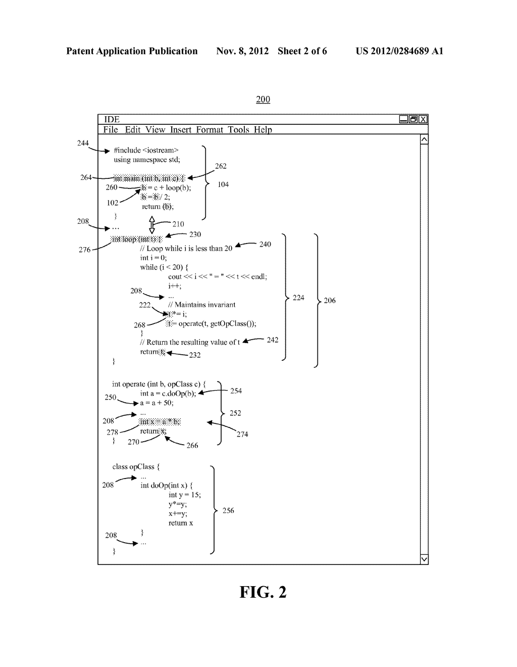 PRESENTING A CUSTOM VIEW IN AN INTEGRATED DEVELOPMENT ENVIRONMENT BASED ON     A VARIABLE SELECTION - diagram, schematic, and image 03