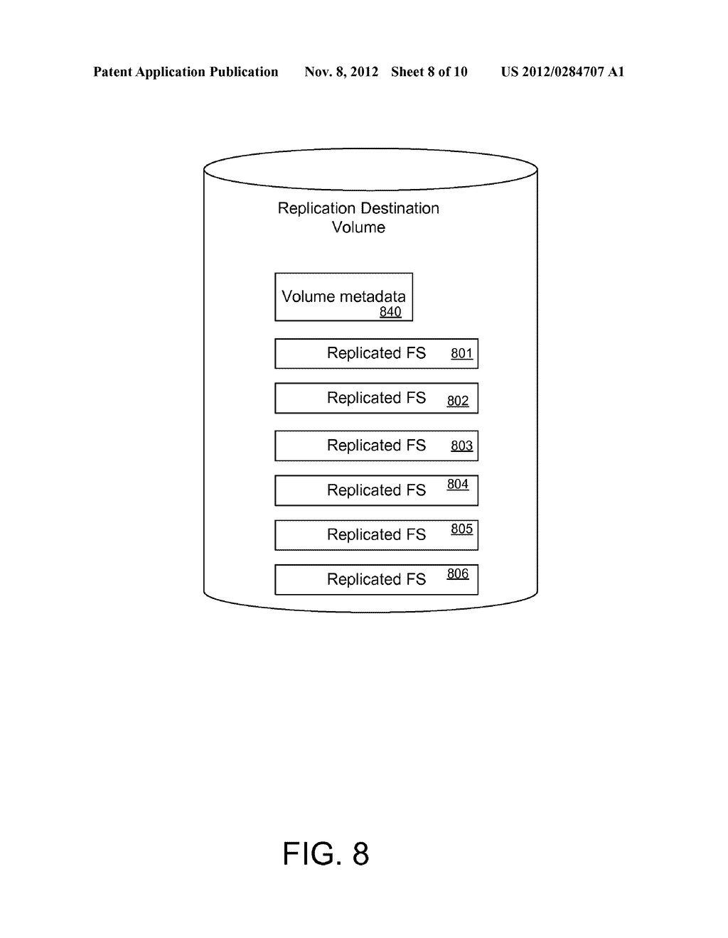 METHOD AND SYSTEM FOR MIGRATING A SELECTED SET OF A VIRTUAL MACHINES     BETWEEN VOLUMES - diagram, schematic, and image 09
