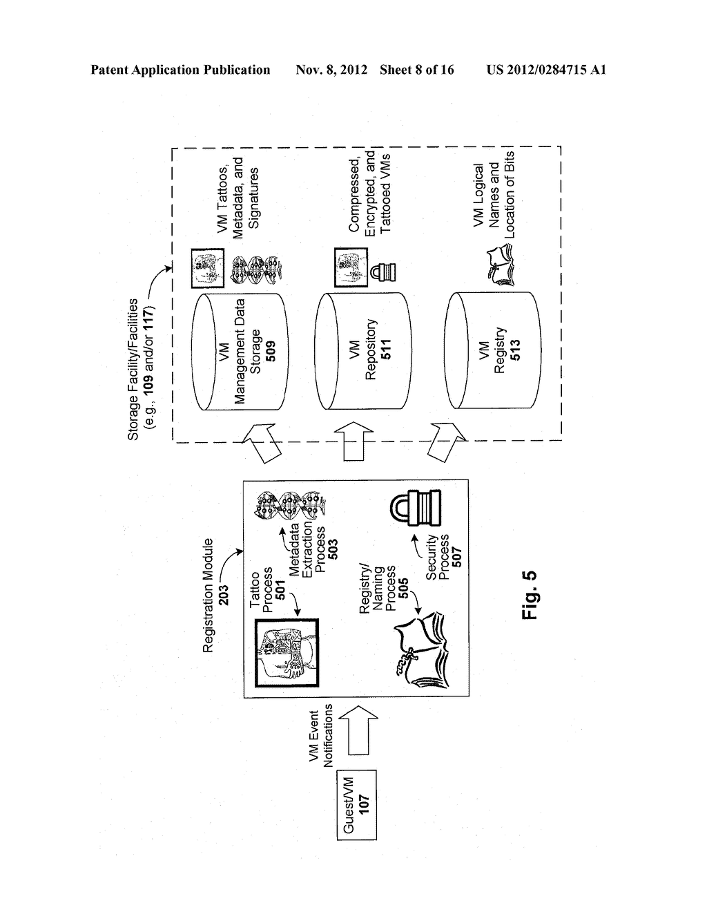 COMPLIANCE-BASED ADAPTATIONS IN MANAGED VIRTUAL SYSTEMS - diagram, schematic, and image 09