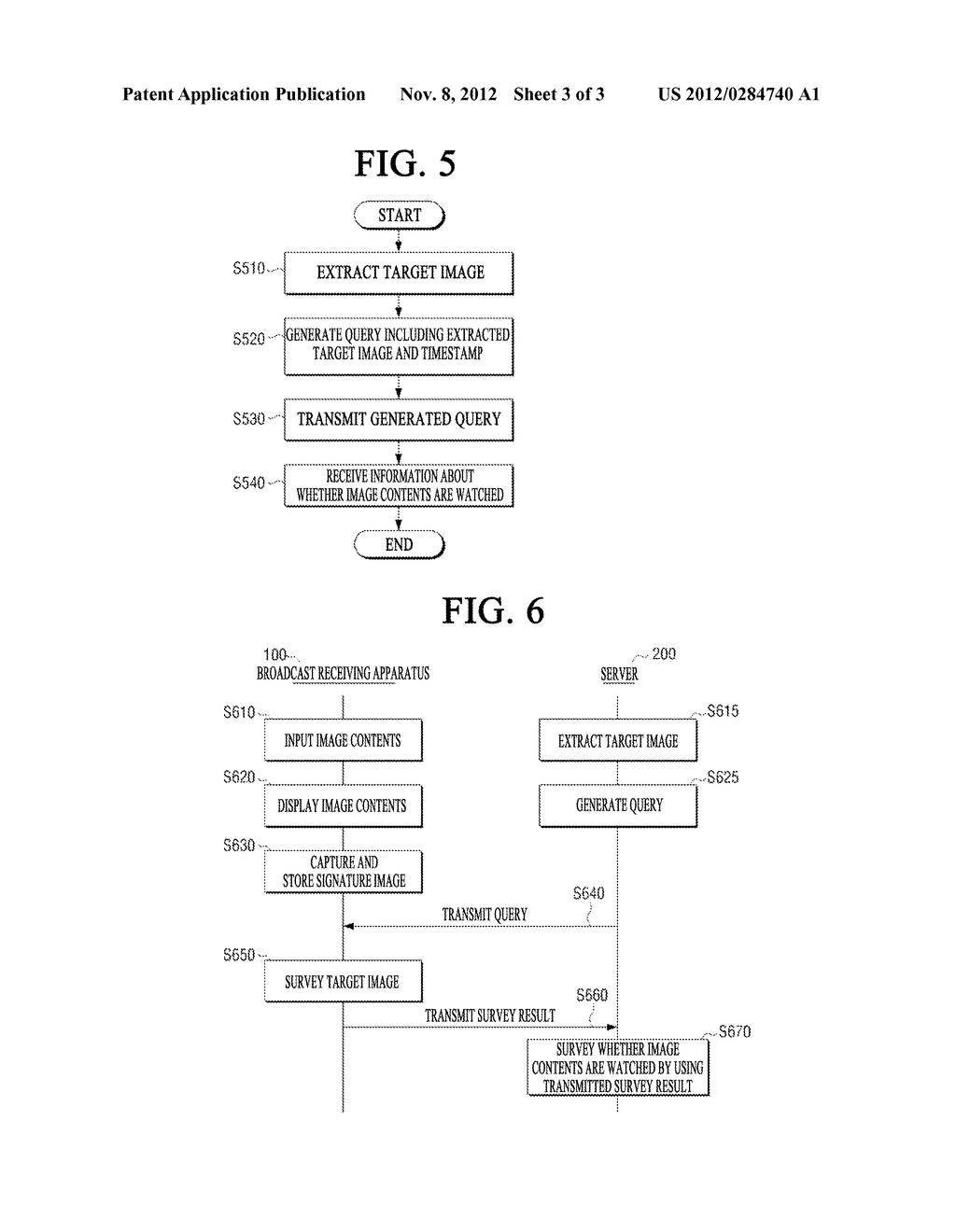 METHOD OF SURVEYING WATCHING OF IMAGE CONTENT, AND BROADCAST RECEIVING     APPARATUS AND SERVER EMPLOYING THE SAME - diagram, schematic, and image 04