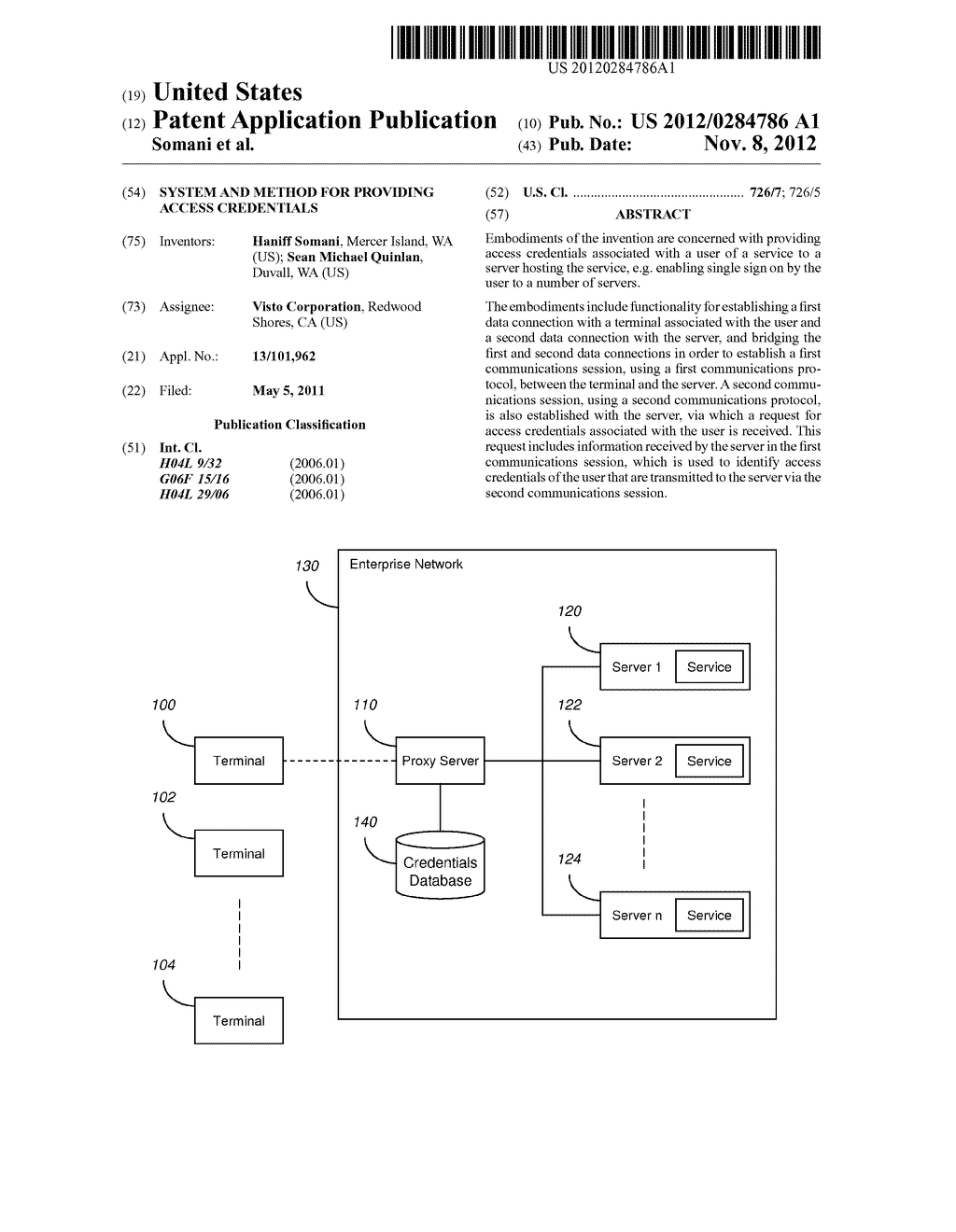 SYSTEM AND METHOD FOR PROVIDING ACCESS CREDENTIALS - diagram, schematic, and image 01