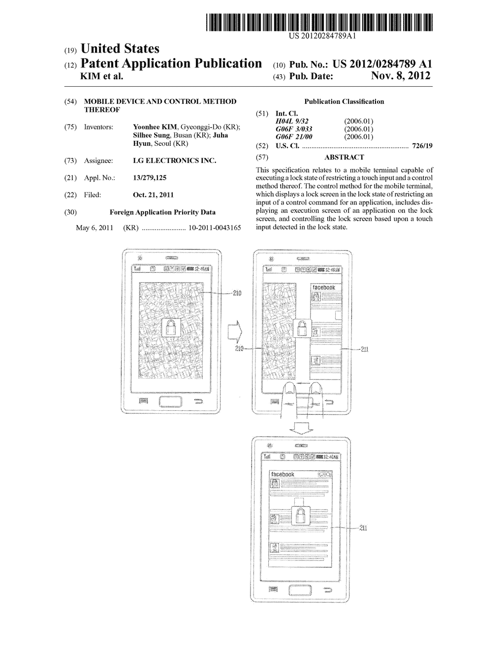 MOBILE DEVICE AND CONTROL METHOD THEREOF - diagram, schematic, and image 01