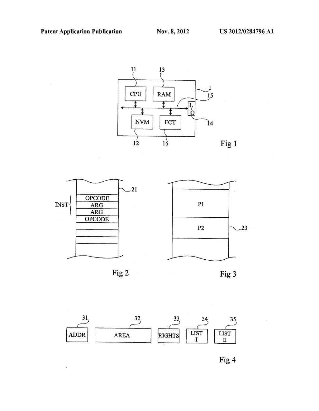 PROTECTION OF A VOLATILE MEMORY AGAINST VIRUSES BY MODIFICATION OF THE     CONTENT OF AN INSTRUCTION - diagram, schematic, and image 02