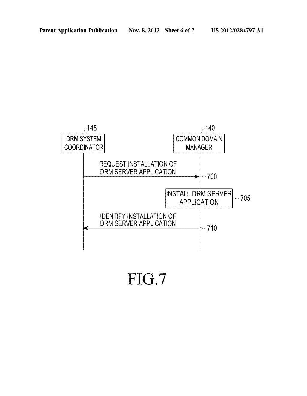 DRM SERVICE PROVIDING METHOD, APPARATUS AND DRM SERVICE RECEIVING METHOD     IN USER TERMINAL - diagram, schematic, and image 07