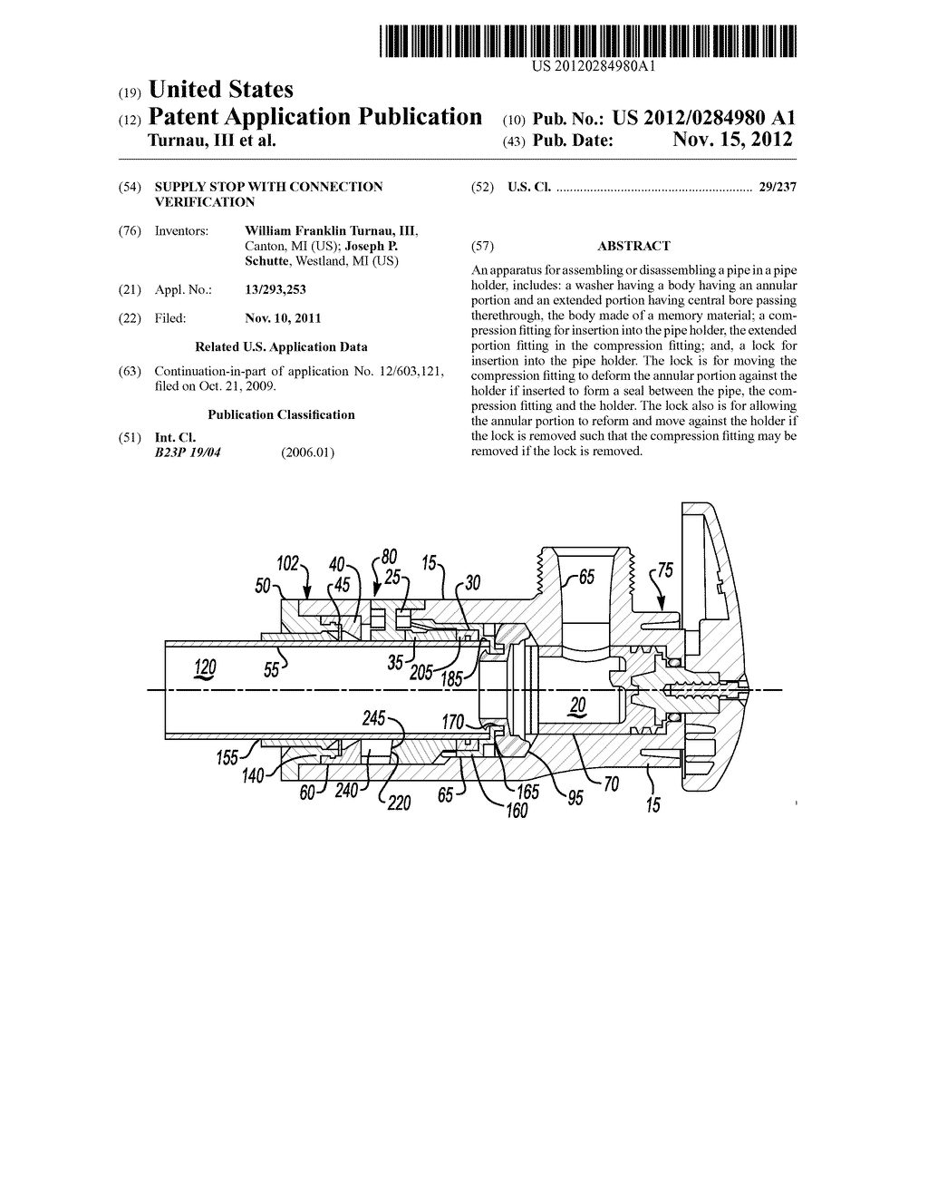 SUPPLY STOP WITH CONNECTION VERIFICATION - diagram, schematic, and image 01