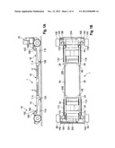 Positioning Arrangement For Fitting An Interchangeable Milling Assembly Of     A Road-Building Machine diagram and image