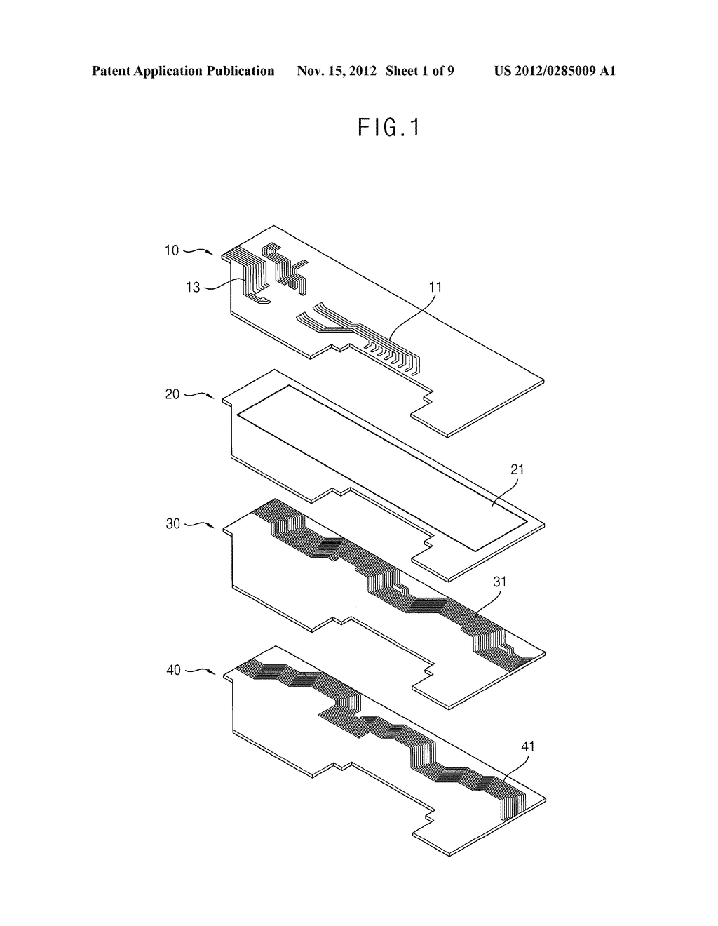 PRINTED CIRCUIT BOARD, DISPLAY APPARATUS HAVING A PRINTED CIRCUIT BOARD     AND METHOD OF MANUFACTURING THE PRINTED CIRCUIT BOARD - diagram, schematic, and image 02