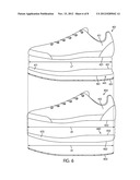 Article of Footwear with an Intermediate Sized Outsole diagram and image