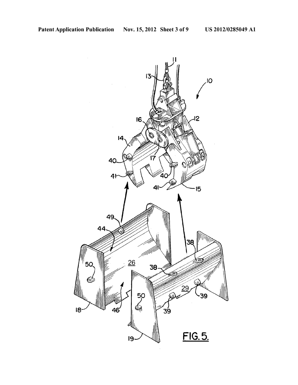 HYDRAULIC BUCKET APPARATUS - diagram, schematic, and image 04