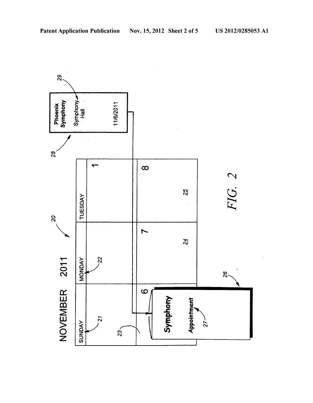 Method and apparatus to attend in the distant future a prescheduled     appointment - diagram, schematic, and image 03