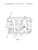 APPARATUS FOR HOUSING ARTIFICIAL FEATURES, A MAGNETIZED ARTIFICIAL FEATURE     MADE FROM ELASTOMERIC GEL, AND IMPROVED INTERNAL MAGNETS FOR USE IN     ARTIFICIAL FEATURES diagram and image