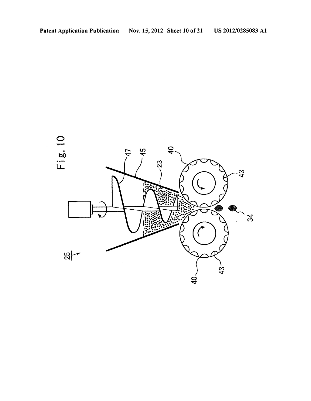 PROCESS AND APPARATUS FOR PRODUCING GAS HYDRATE PELLET - diagram, schematic, and image 11