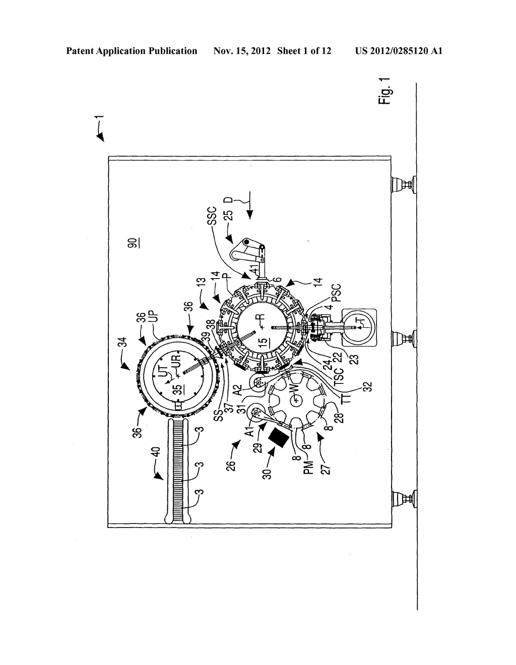 DRIVING APPARATUS FOR DRIVING OPERATIVE UNITS OF A PACKAGING MACHINE - diagram, schematic, and image 02