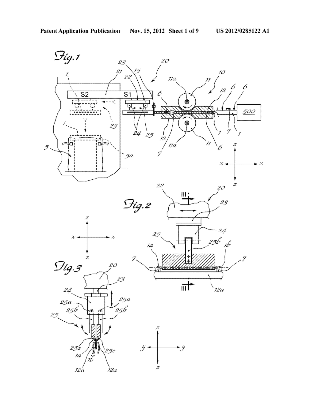 APPARATUS AND METHOD FOR TRANSPORTING AND INSERTING MEANS FOR     OPENING/CLOSING THE MOUTH OF BAGS AND A BAG FILLING/SEALING MACHINE - diagram, schematic, and image 02