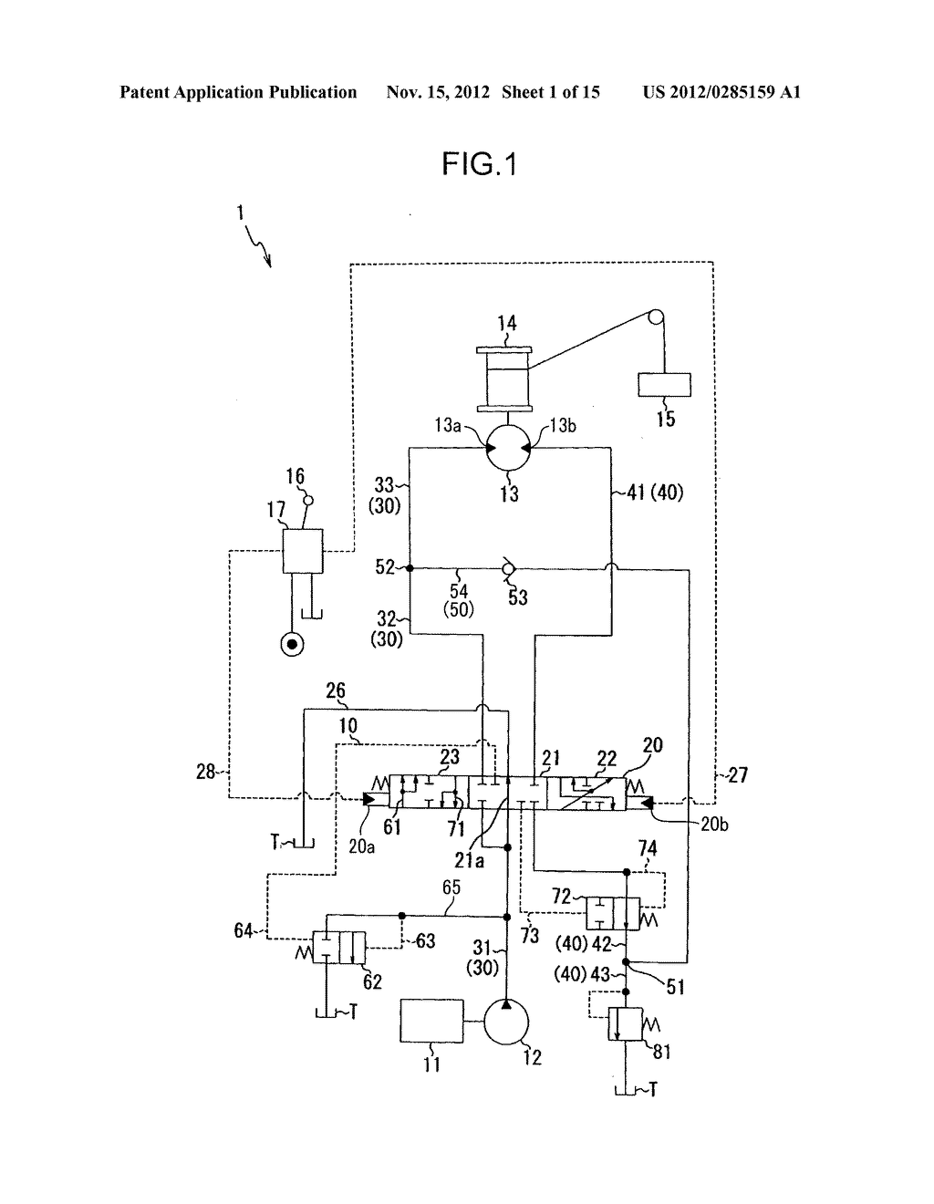 HYDRAULIC DRIVING APPARATUS FOR WORKING MACHINE - diagram, schematic, and image 02