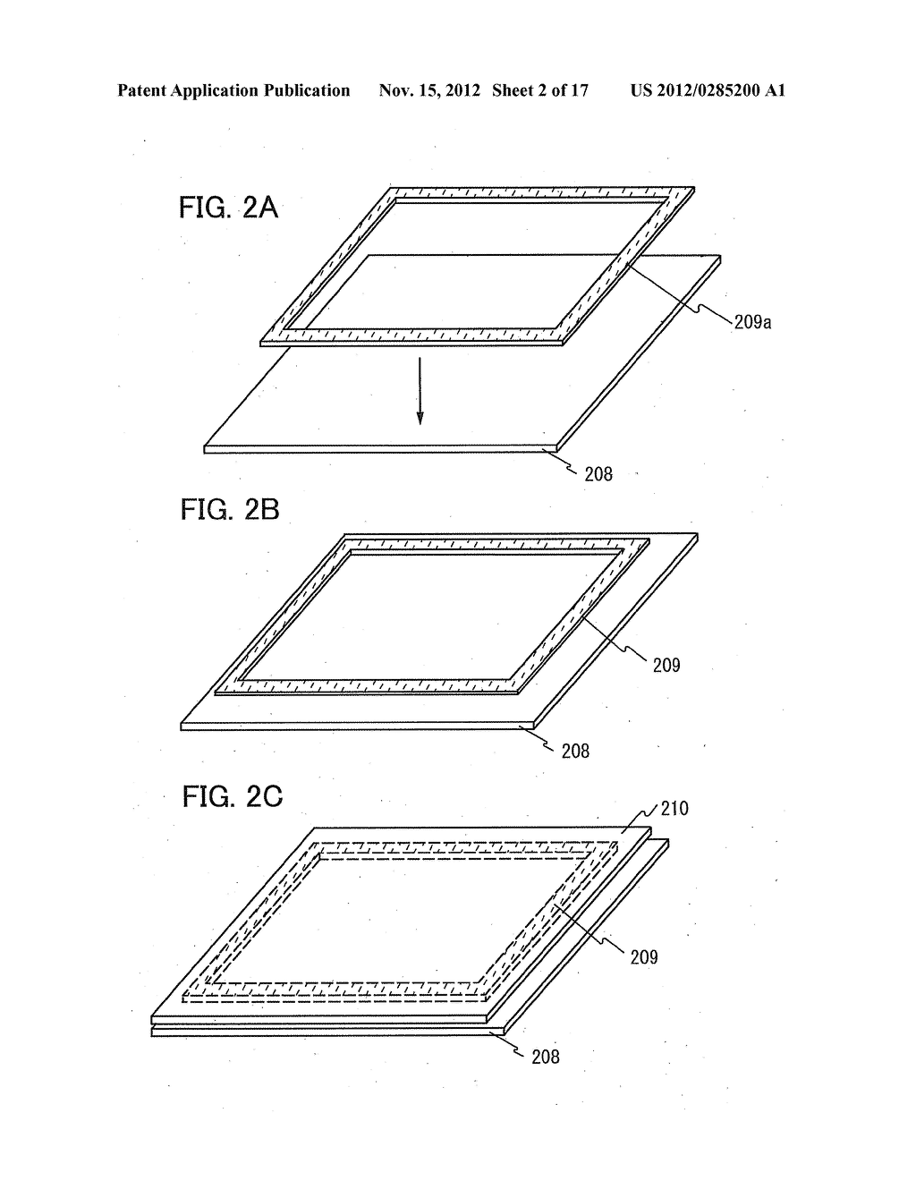 Method for Manufacturing Glass Sealed Body and Method for Manufacturing     Light-Emitting Device - diagram, schematic, and image 03