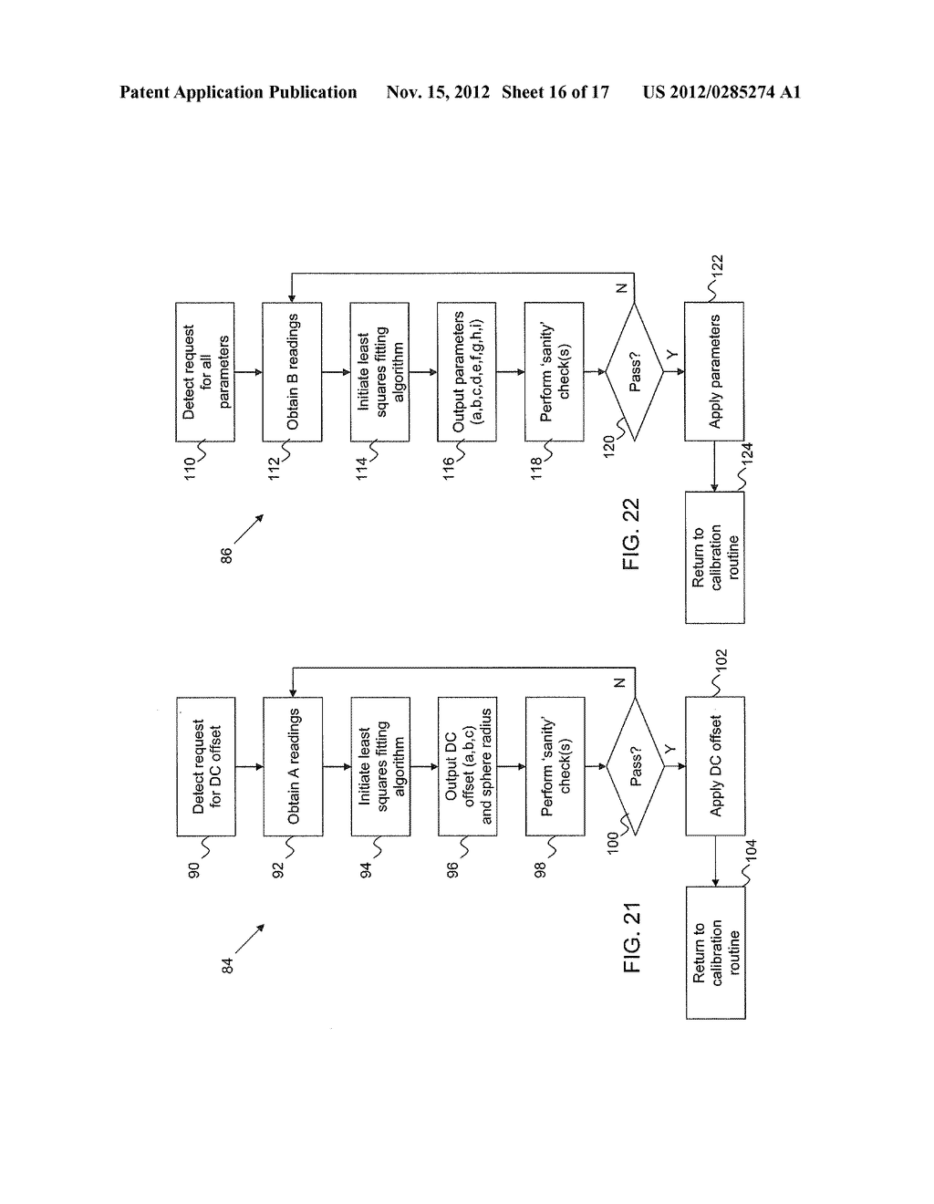 SYSTEM AND METHOD FOR OBTAINING MAGNETOMETER READINGS FOR PERFORMING A     MAGNETOMETER CALIBRATION - diagram, schematic, and image 17