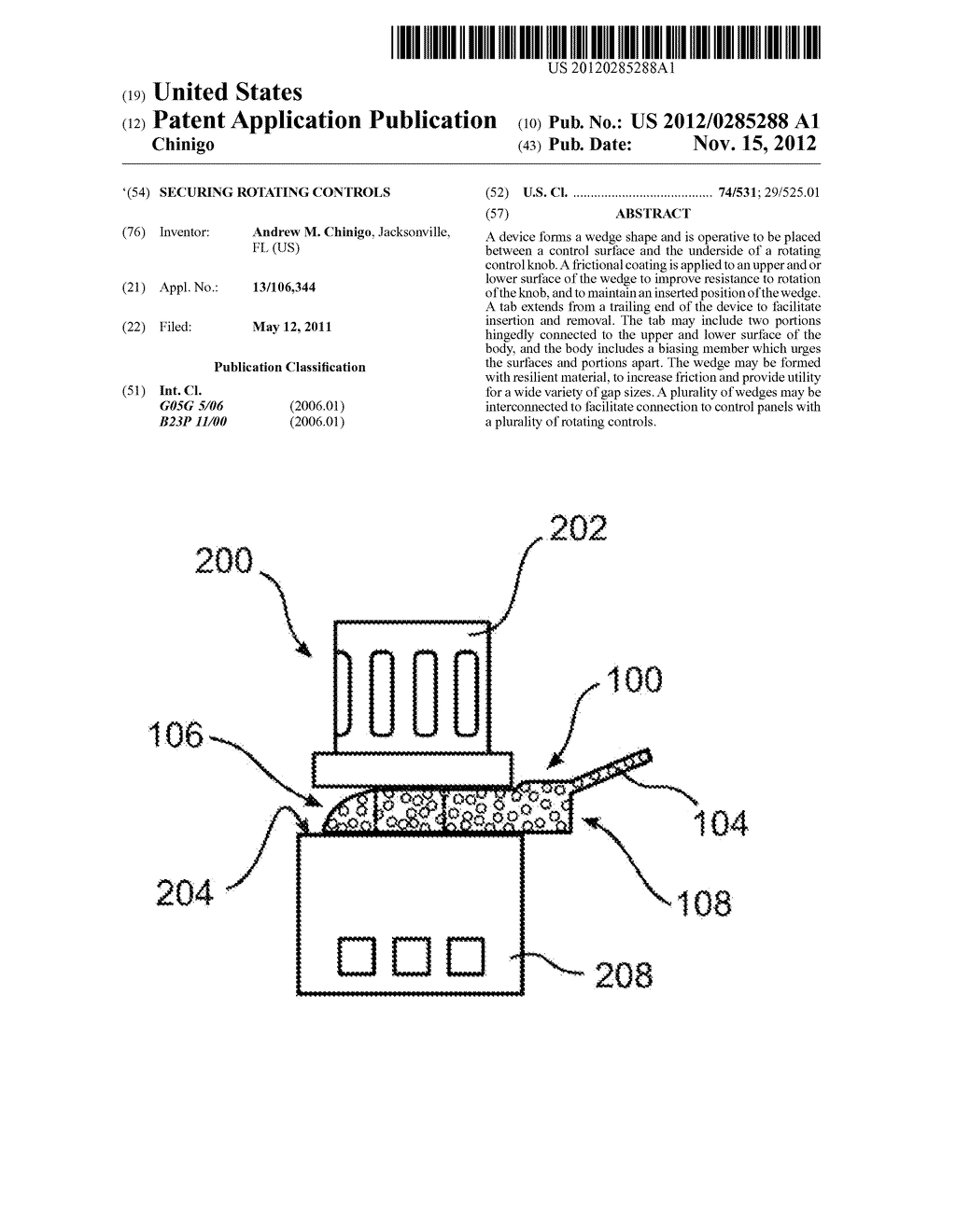 SECURING ROTATING CONTROLS - diagram, schematic, and image 01