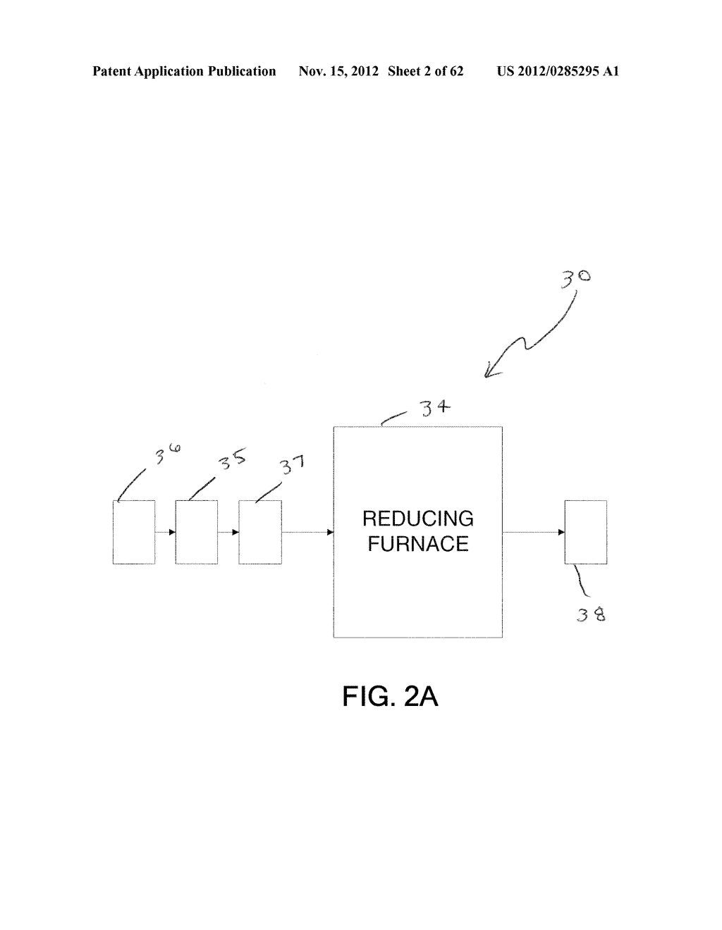 METHOD FOR PRODUCING METALLIC IRON NUGGETS - diagram, schematic, and image 03