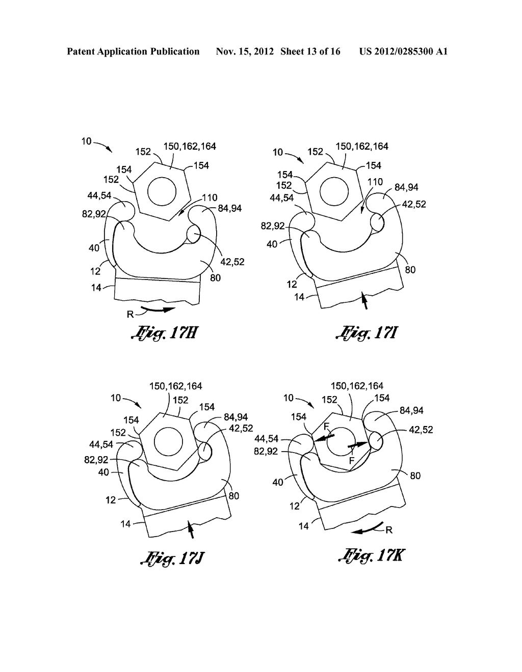 WRENCH FOR ENGAGING A WORKPIECE HAVING A PLURALITY OF FLATS - diagram, schematic, and image 14