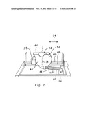 SPRING LOADED HOSE ARRANGEMENT FOR A POWER TOOL diagram and image