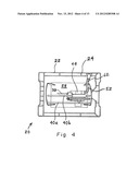 SPRING LOADED HOSE ARRANGEMENT FOR A POWER TOOL diagram and image