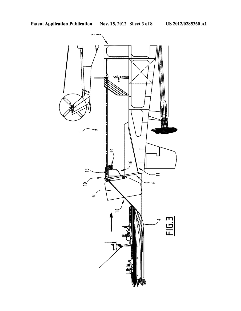 SYSTEM FOR LOADING/UNLOADING A VEHICLE INTO/FROM CARRIER SHIP, AND     CORRESPONDING CARRIER SHIP - diagram, schematic, and image 04