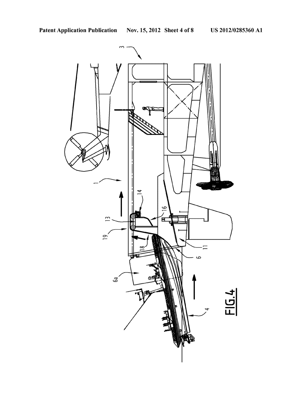 SYSTEM FOR LOADING/UNLOADING A VEHICLE INTO/FROM CARRIER SHIP, AND     CORRESPONDING CARRIER SHIP - diagram, schematic, and image 05