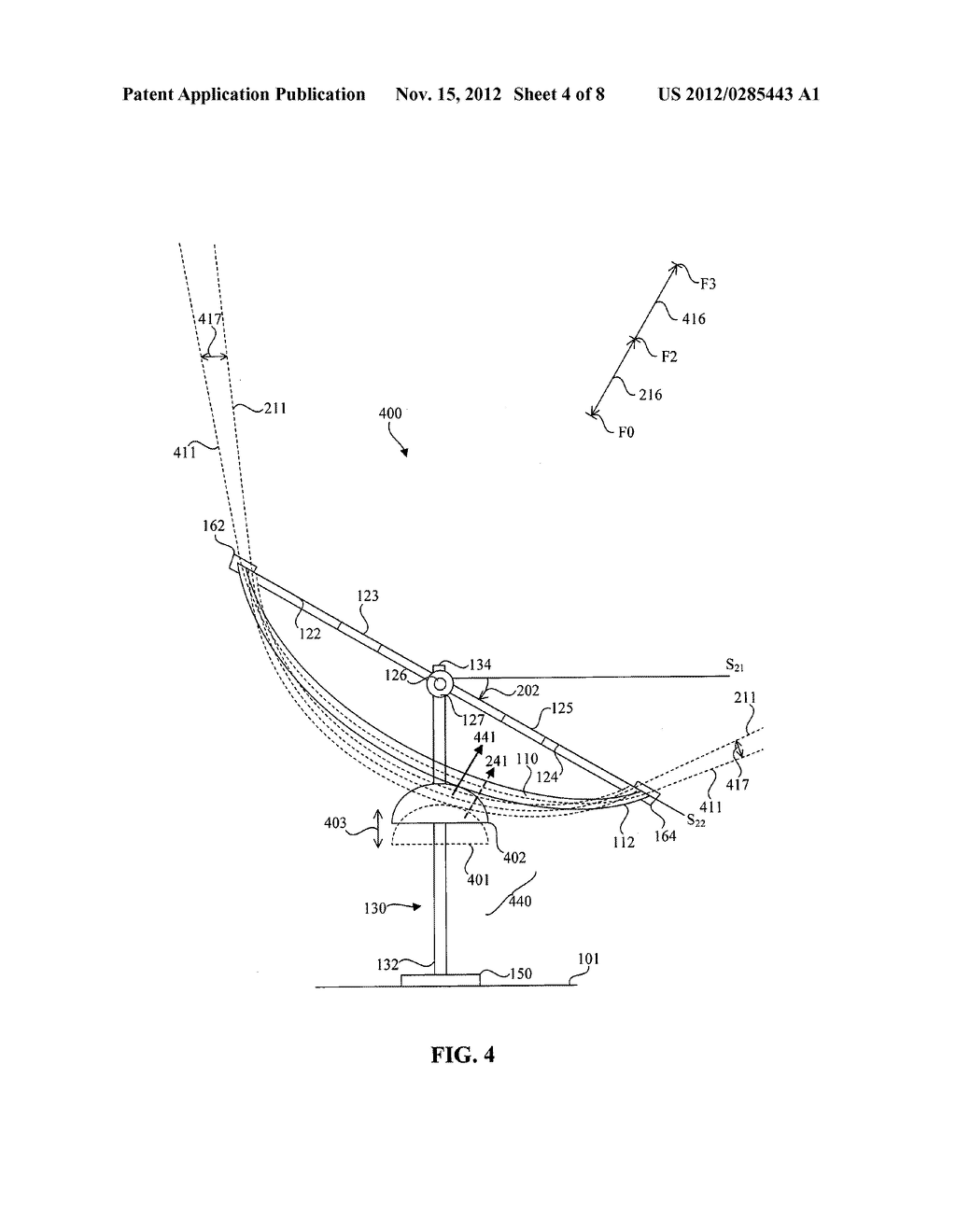 ADJUSTABLE REFLECTOR FOR DIRECTING ENERGY TO A RECEIVER - diagram, schematic, and image 05