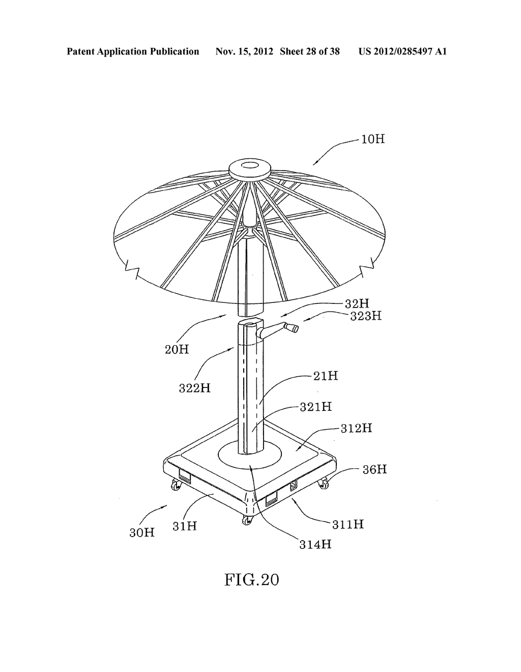 Adjustable rotation base - diagram, schematic, and image 29