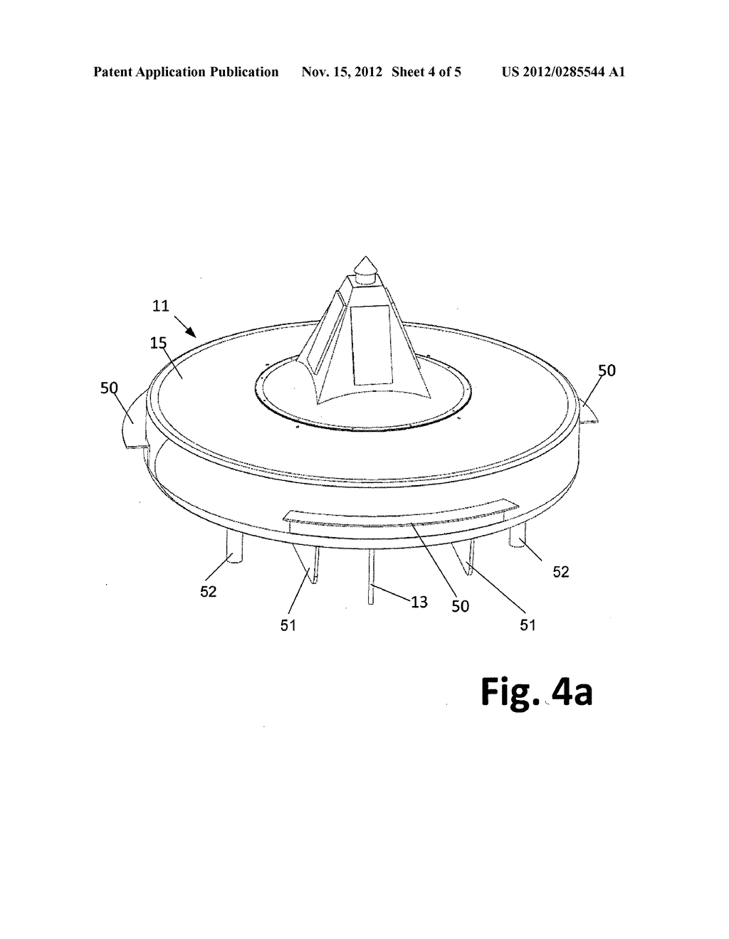 METHOD FOR OPERATING A BUOYANT BODY OF A WAVE POWER PLANT AND A WAVE POWER     PLANT - diagram, schematic, and image 05