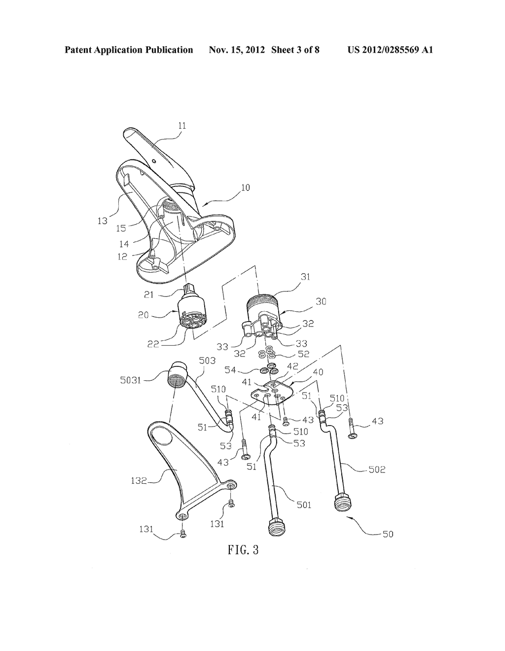 Faucet that can be Assembled Easily and Quickly - diagram, schematic, and image 04