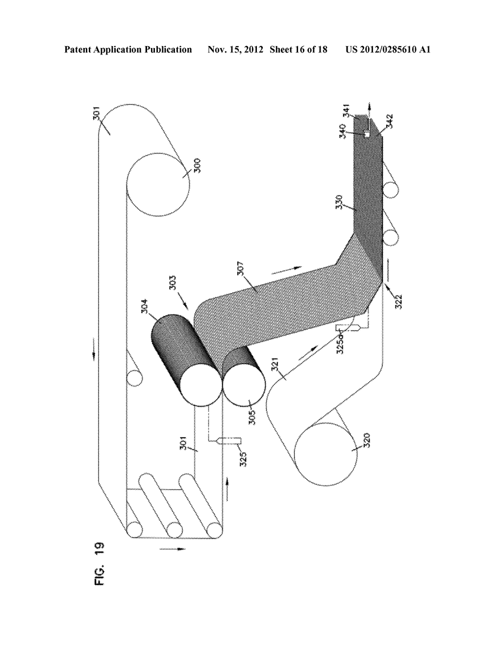  Process and materials for coiling z-filter media; and/or closing flutes     of filter media; and, products - diagram, schematic, and image 17