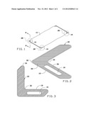 ANTI-CURLING REINFORCEMENT DEVICE FOR AREA RUG CORNERS diagram and image