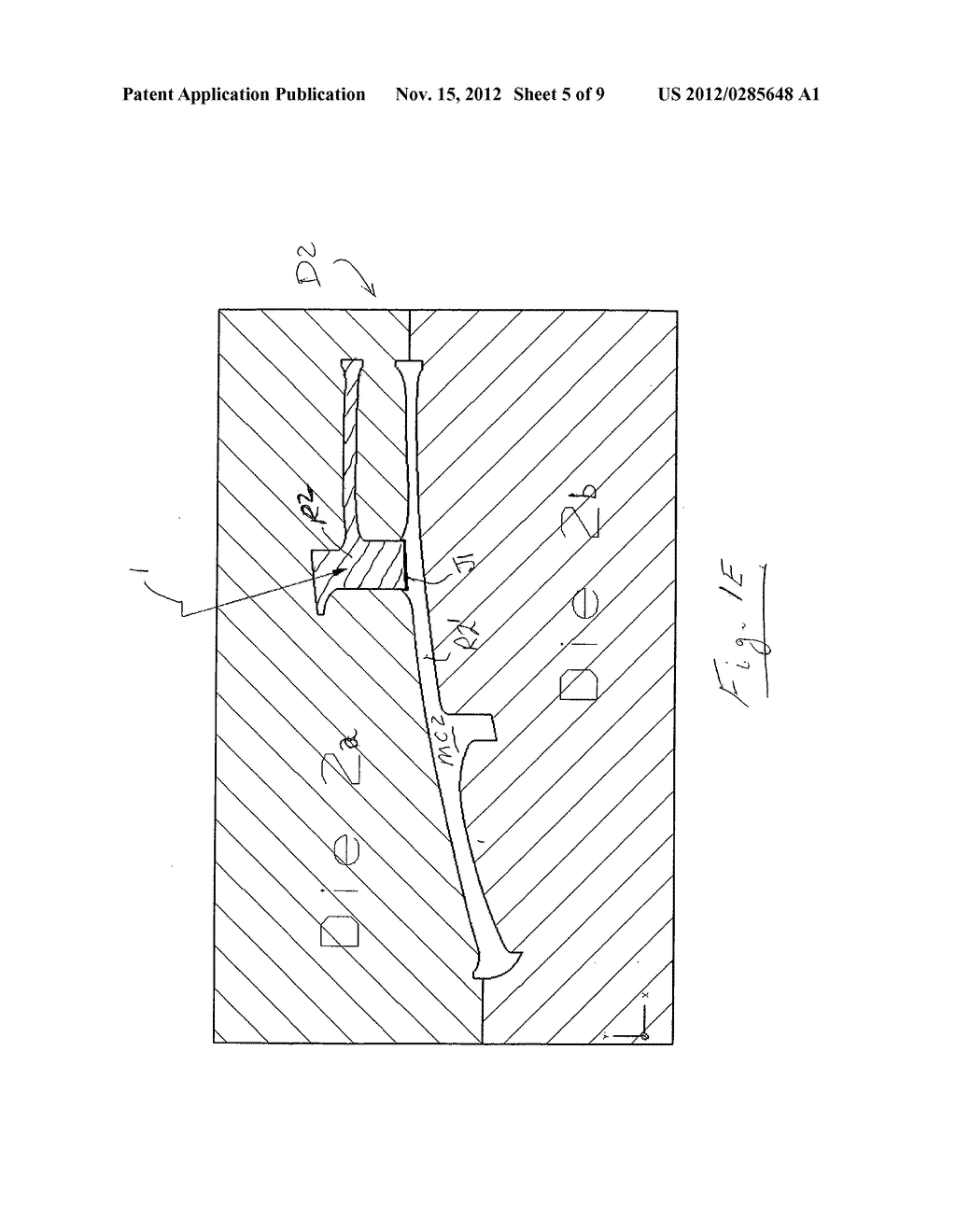 Ceramic core with composite insert for casting airfoils - diagram, schematic, and image 06