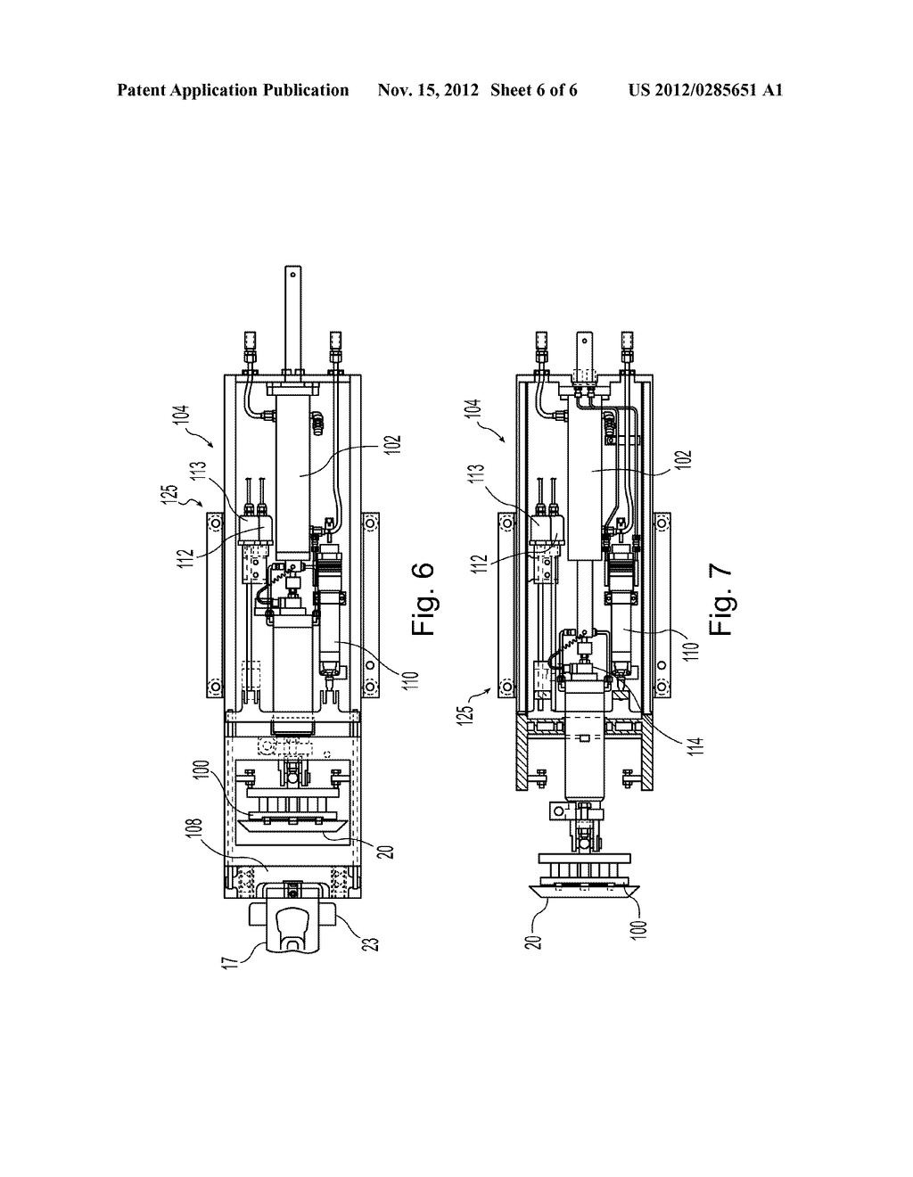 STRIP CASTING APPARATUS WITH INDEPENDENT DELIVERY NOZZLE AND SIDE DAM     ACTUATORS - diagram, schematic, and image 07