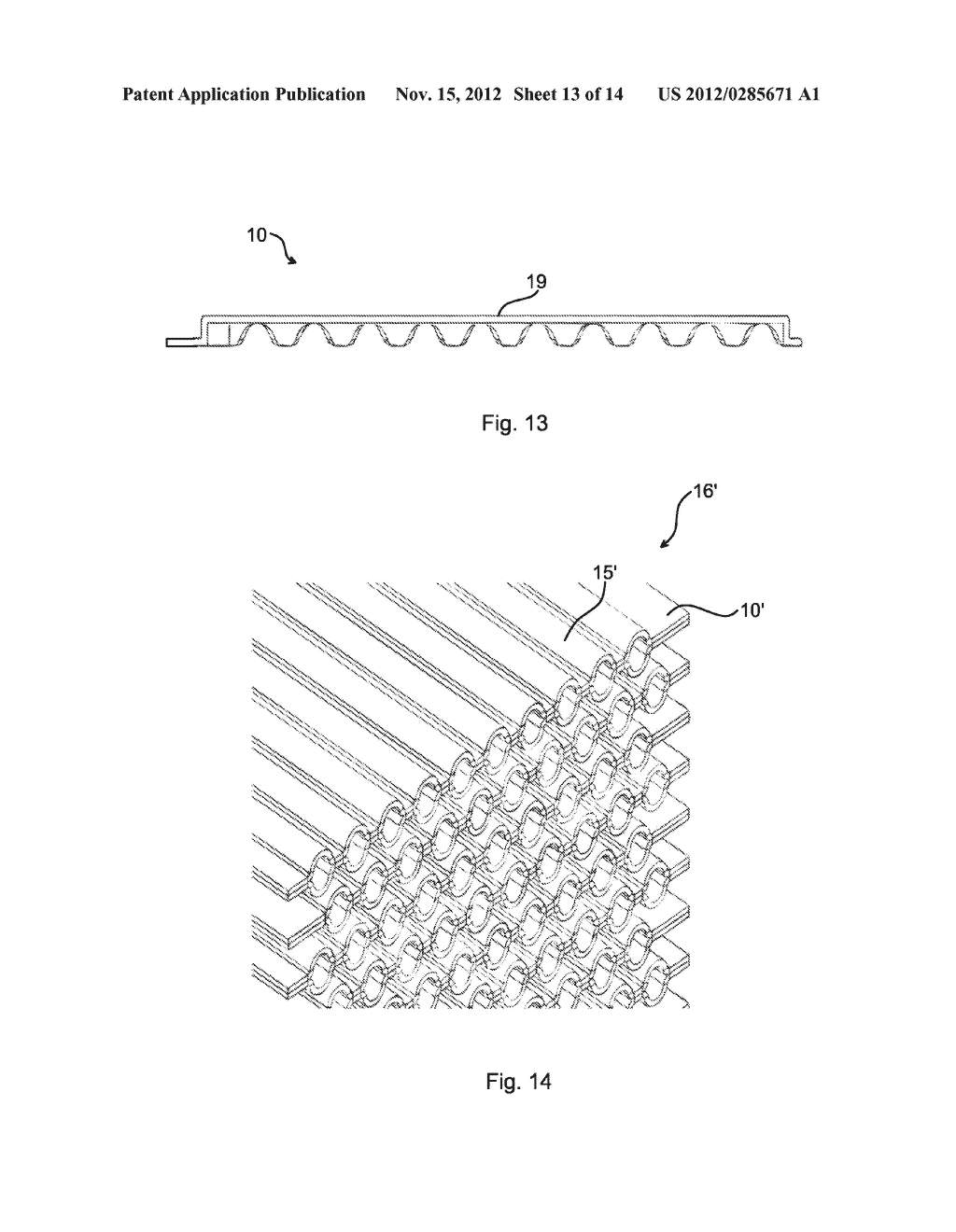 Method of Producing Multiple Channels for Use in a Device for Exchange of     Solutes or Heat between Fluid Flows - diagram, schematic, and image 14