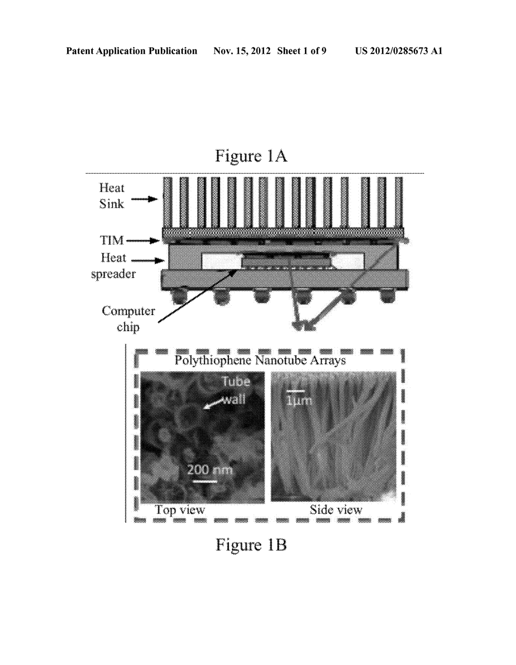 NANOSTRUCTURED COMPOSITE POLYMER THERMAL/ELECTRICAL INTERFACE MATERIAL AND     METHOD FOR MAKING THE SAME - diagram, schematic, and image 02