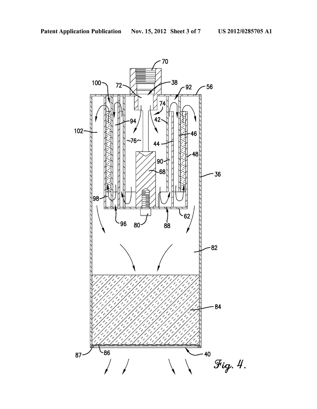 Inert Gas Suppression System Nozzle - diagram, schematic, and image 04